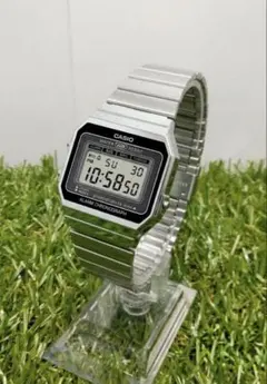 新品未使用】カシオクラシックCASIO A130WE-3AJF 緑文字盤 - メルカリ