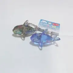 名古屋港水族館オリジナル　モーテル風キーホルダー　アース　シャチ　鯱 名古屋港水族館限定 モーテルキー風アクリルキーホルダー シャチ
