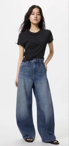 ⭐︎美品⭐︎UNIQLO バギーカーブジーンズ　24インチ