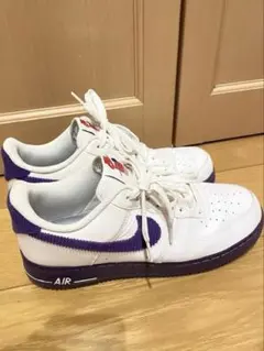 Nike Air Force 1 ホワイト/パープル