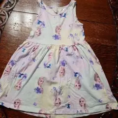 H&M エルサ プリント ワンピース 120cm