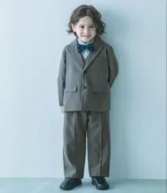 120センチ　デビロック　フォーマル　上下2点　チャコール　卒園　入学式
