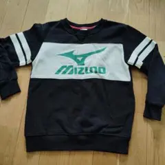 Mizuno トレーナー サイズ140 黒/白/緑
