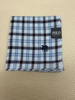 POLO チェック柄 ハンカチ