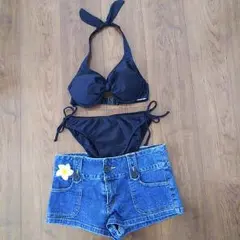 水着 黒 ビキニ