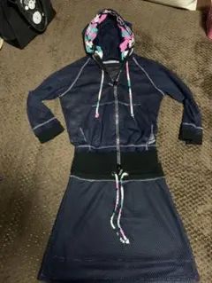 【未使用】フランシストモークス ネイビー メッシュ セットアップ