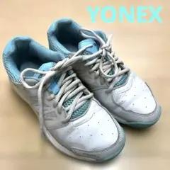 YONEX 105 テニスシューズ ホワイト/ブルー　　24.0cm