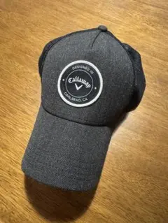 ゴルフキャップチャコールグレー