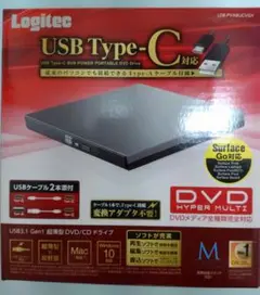 Logitec ポータブルDVDドライブLDR-PAV8UCGY