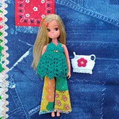 復刻版初代リカちゃん アウトフィットセット 緑