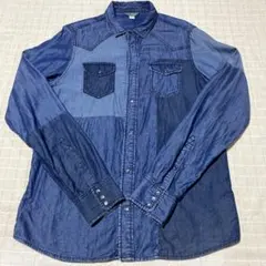 パッチワークシャツ