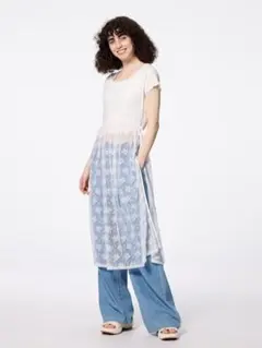 GU レースチュールワンピース Sサイズ