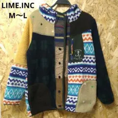LIME.INC　ライムインク　ボアパーカージャケット　リバーシブル M〜L