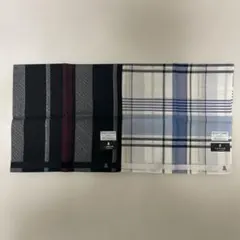新品 LANVIN COLLECTION メンズハンカチ 2枚セット　綿100%