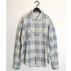UNUSED CHECK SHIRT フランネルチェックシャツ定価31,900円のサムネイル