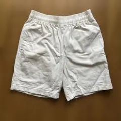 GUウエストゴム ハーフパンツ アイボリー