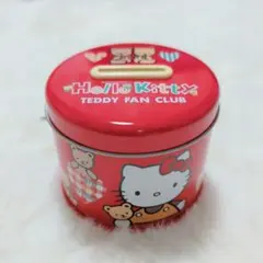 ハローキティ 貯金箱 テディベア フリー 赤 インテリア