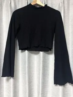 黒 トップス ベルスリーブ フレア SHEIN 衣装 ダンス KーPOP