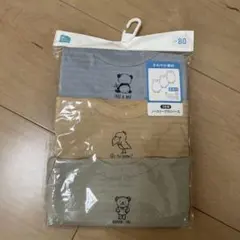 ノースリーブロンパース　肌着 3枚セット 80