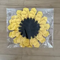 해바라기 노즈 워크 매트 강아지 교육용 장난감 빠른 식사 예방 38 x 38 cm