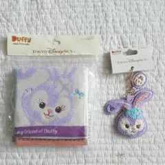 東京ディズニーシー ステラルー ミニタオル&キーチェーン【新品】