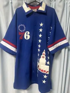 NBA 76ers SIXERSシャツ hiphop B系 B-BOY 00sのサムネイル