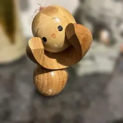 創作こけし 内閣総理大臣賞受賞の渡辺正雄作「無心」29cm 36cm セット