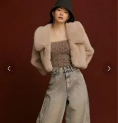 新品未使用 スナイデル　ファーコート SNIDEL（スナイデル）の「ファーコート（その他アウター）」 - WEAR