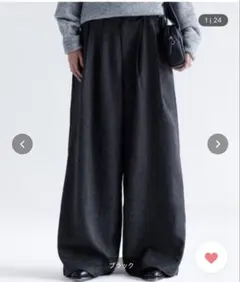 sinssツイードスラックス