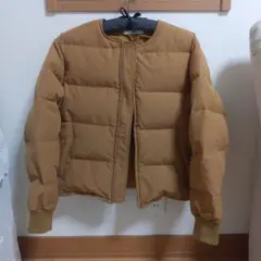 ノーカラーダウンジャケット ダウンジャケット