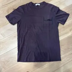 Paul Smith マルチストライプ ポケットTシャツ ワインレッド M - メルカリ
