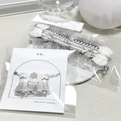 ぬい服 ぬい用 ヘッドドレス＋エプロン セット❄︎.*ちびぐるみ