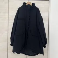 JEANASIS ジーナシス　ソデ2WAY M-65コート黒