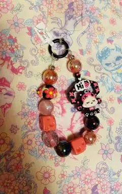 SP キャラクター ストラップ　スカルパンダ