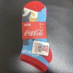 【新品】コカコーラ Coca-Cola ソックス 靴下5足セット アメリカ限定のサムネイル