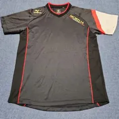 Mizuno Morelia Vネックシャツ ブラック/レッド