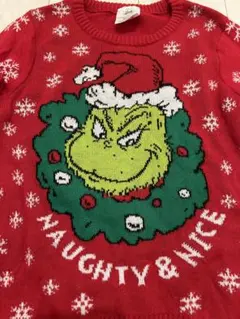 The Grinch クリスマス セーター 赤