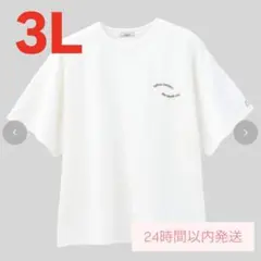 しまむら choco 刺繍Tシャツ 3Lサイズ