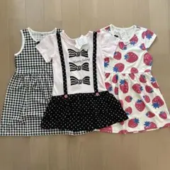 ワンピース　120㎝　半袖　タンクトップ