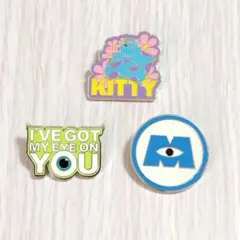 海外ディズニー ピントレ モンスターズインク ピンバッジ 3点セット