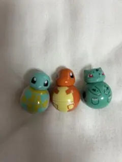 ポケモン 起き上がりこぼし　3体セット　ヒトカゲ　ゼニガメ　フシギダネ