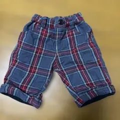 チェック柄 半ズボン 100%コットン