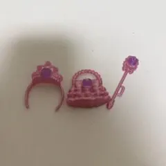 リカちゃん 着せ替え小物セット ピンク　アクセサリーセット