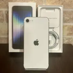 iPhone SE3 第3世代 64GB スターライト白 箱付 SIMフリー
