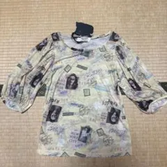 新品 タグ付 RNA BEAT 総柄 カットソー