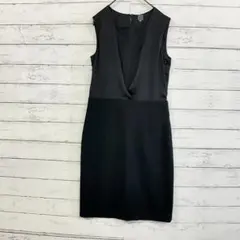 【都会的な洗練】Calvin Klein プレミアム バイカラー ワンピース