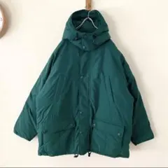 【希少】90s エディーバウアー 白タグ マウンテンダウンジャケット フード付き