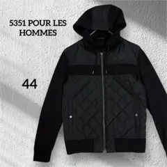 【美品】5351プールオム ダウンジャケット ◎美品 5351 プールオム 5351 POUR LES HOMMES ファーフード付き