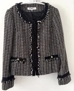 ナチュラルビューティーベーシック ノーカラージャケット★M★セレモニースーツ