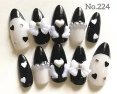 No.224 量産型 地雷系 ガーリーネイル